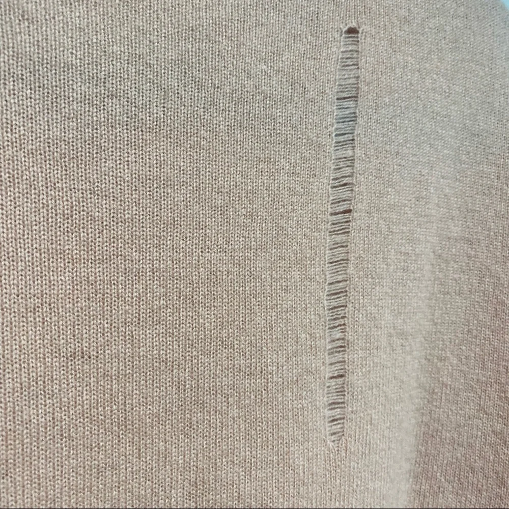 Margaret O’Leary 100% Cashmere Long Sleeve Distressed Sweater Size XS S